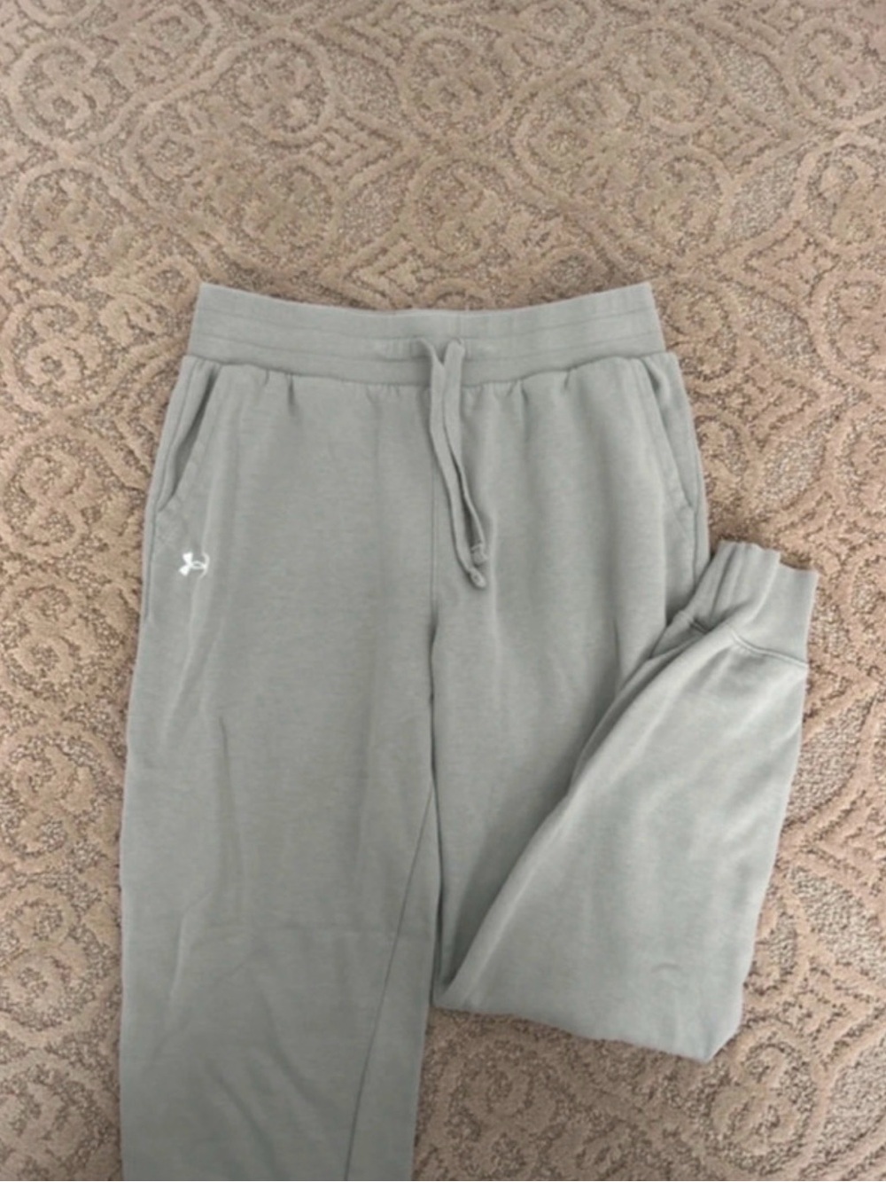Women’s Sage Green Under Armour Sweat Pants